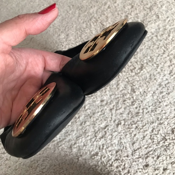 Tory Burch Reva Flats - Black 8.5 - Picture 7 of 10
